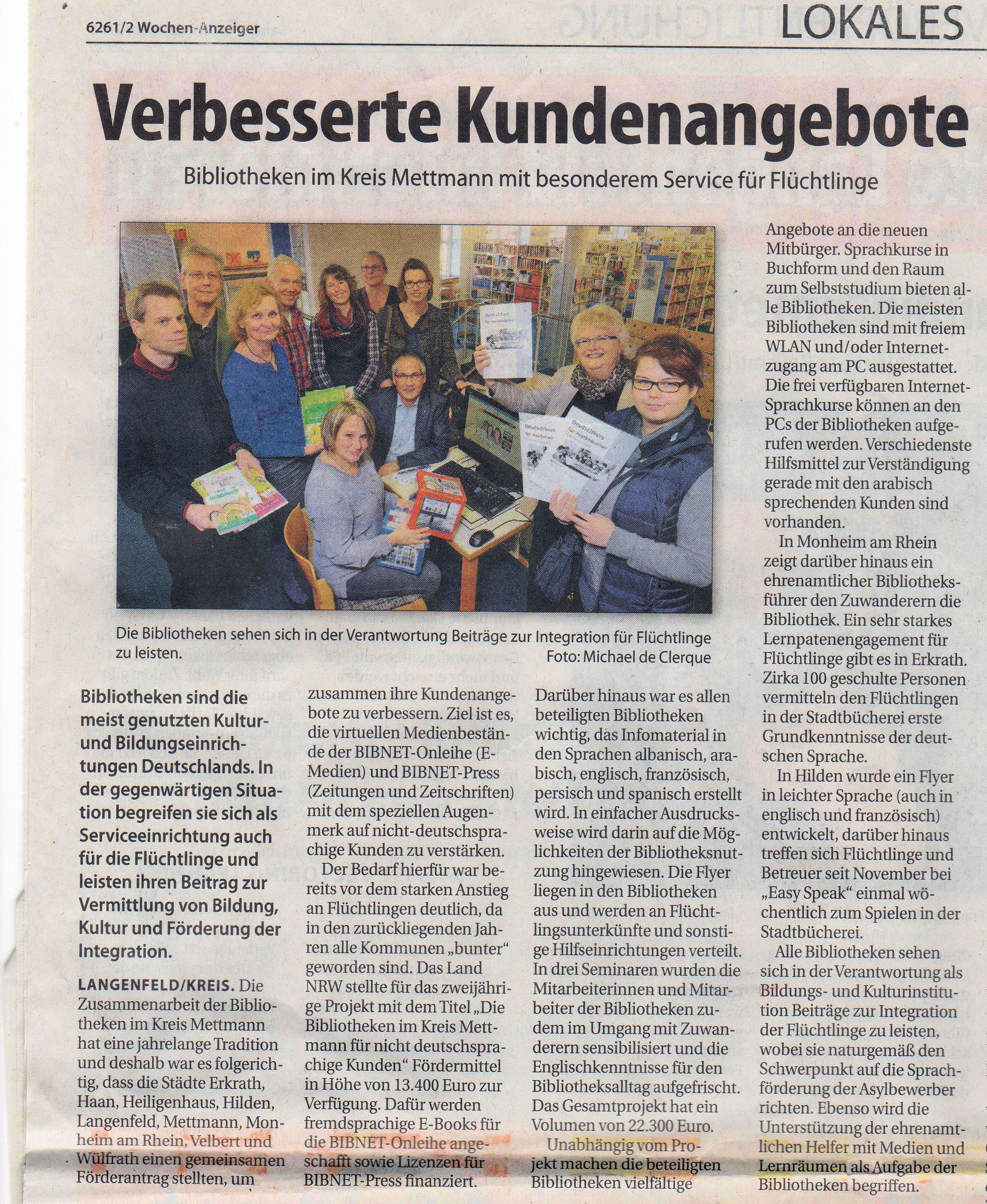 Landesförderung 2015 - 2016 in Bearbeitung
